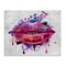 Stupell Industries Urban Graffiti Lips Canvas Wall Art Design by Reinders